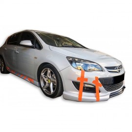 Opel Astra J Serisi Hatchback-Sedan (2013-2015) Makyajlı Ön Tampon Eki (Plastik)